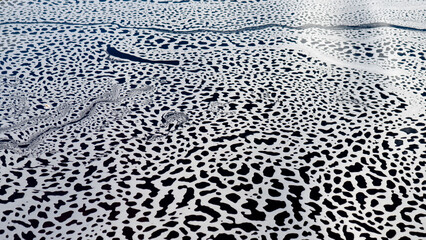 In Chapada Diamantina, the rivers form these amazing foam patterns on the surface. Shot with Sony a7iii