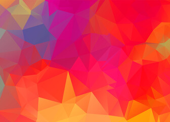 Fototapeta premium abstract orange background from crystal, you can change Vector art.