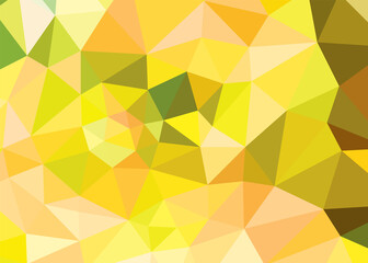 Simple brown yellow background consisting Abstract triangle