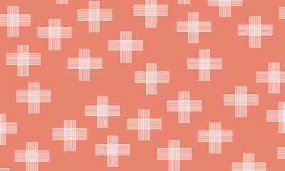 pink background with line set plus