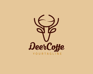 Dear coffee,fully vector and customized logo design