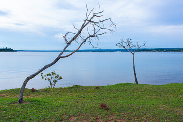 Orla do Lago Paranoá no Distrito Federal