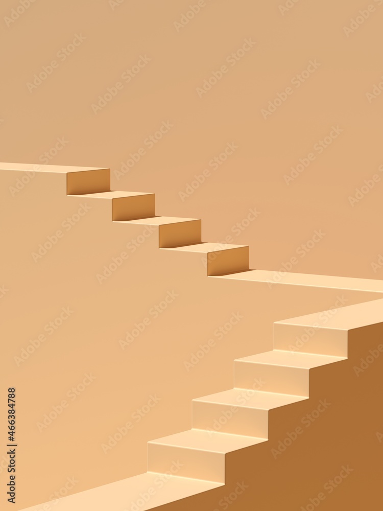 Poster abstract background for product branding. mock up scene with empty space minimal style. 3d render