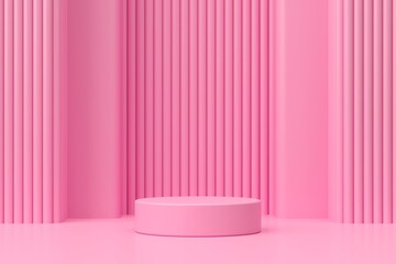 Abstract background for product branding. Mock up scene with empty space minimal style. 3d render