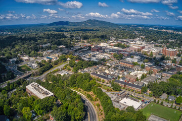 Fototapeta na wymiar Aerial View of the Atlanta Suburb of Marietta, Georgia