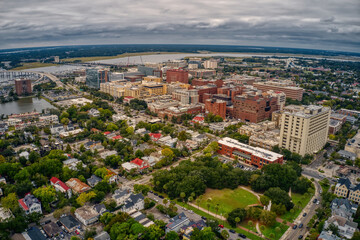 Aerial View of Charleston, South Carolina