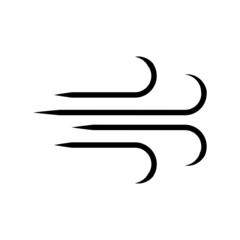 Fototapeta premium Wind Icon Vector