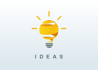 Bulb Idea Icons Gradient Vector