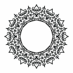 decorative concept abstract mandala illustration