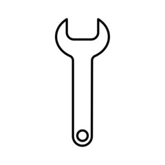 Wrench Line Icon