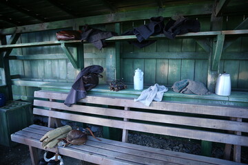 １９５０年代野球場、撮影セット