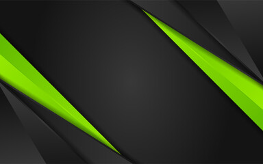 Vector Abstract Elegant green and black background