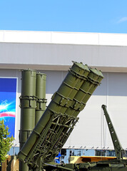 Launcher containers of the Russian modern anti-aircraft missile system