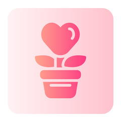 plant gradient icon