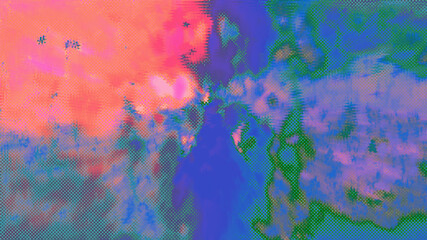 Fototapeta na wymiar An abstract iridescent grunge background image.