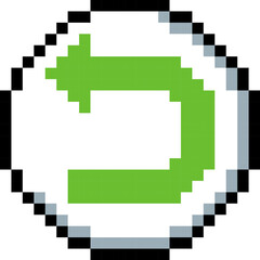 Obraz premium Product return pixel icon