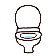 シンプルなトイレ　正面