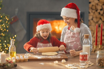 Cooking Christmas food