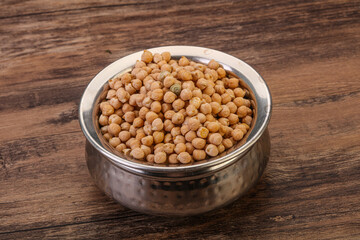 Vegan cuisine - Dry chickpea heap