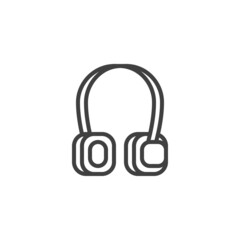 Headphones line icon