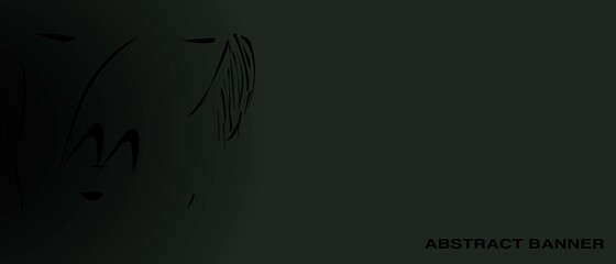 Abstract human face shaped background for covers, banners, posters, billboards