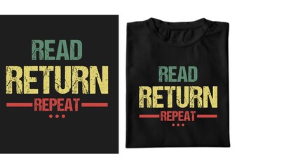 Read return repeat t-shirt