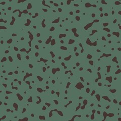 Seamless abstract non print resembling strange colored animal skin surface pattern design for print. High quality illustration. Psychedelic repeat minimal dot swatch for apparel, textile or background