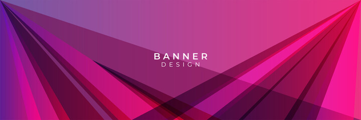 Abstract banner design web template. Horizontal header web banner. Colorful web banner horizontal promotion banners with pastel gradient colors and abstract geometric backdrop.Header design.