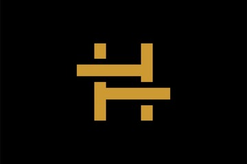 Fototapeta premium Letter H logo design. H monogram home illustration design.