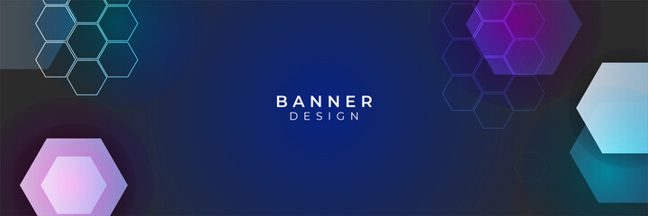 Digital technology header or banners. Geometric abstract background with abstract geometric design. Futuristic communication vector illustration.