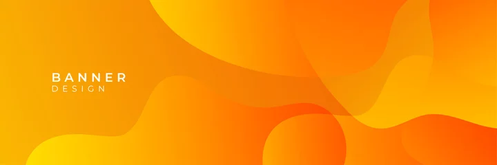 Fotobehang Abstract colorful orange curve background © Salman