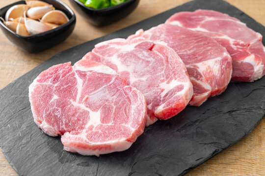 fresh pork neck raw or collar pork