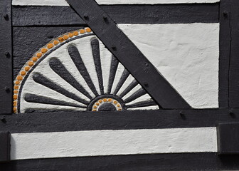 Historisches Detail im alten Schnoor Viertel in der Hanse Stadt Bremen