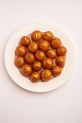 Gulab Jamun Indian sweet food for diwali or wedding