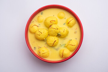 Angoori Rasmalai is an Indian dessert sweet