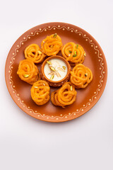 Rabri Jalebi or Rabdi Jilbi
