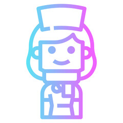 Nurse line icon