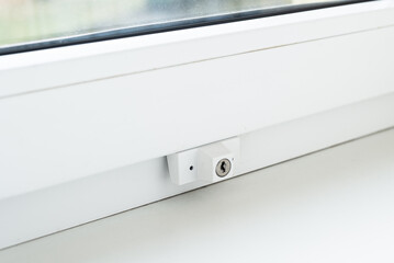 Lock on the windows inside for home protection