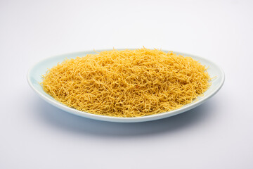 Besan sev for chat or bhel