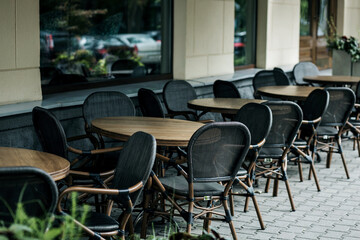city cafe in the center