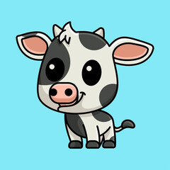CUTE COW ICON LOGO