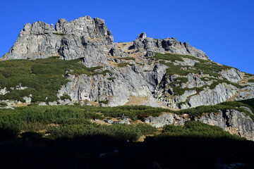 Rocks, part of Rila mountain in Europe, Bulgaria