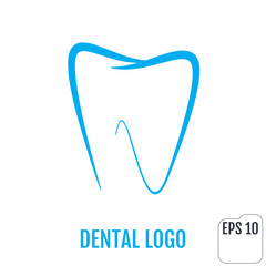 Dental logo. Dental clinic icon design. Tooth