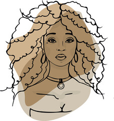 illustration of a woman