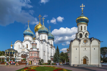 Fototapeta na wymiar Trinity Lavra of St. Sergius, Sergiyev Posad, Russia