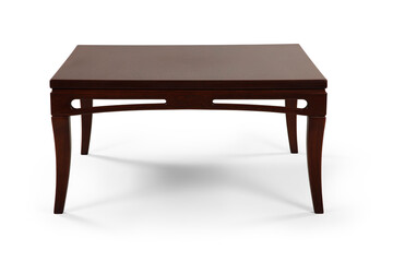 coffee table on white background