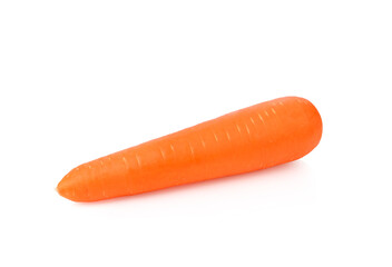 Carrot on white background.