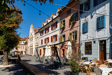 The city of Sibiu in Romania	