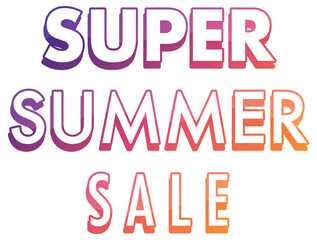 Fototapeta premium Summer sale banner template