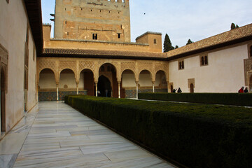 Fototapeta premium The Alhambra with its unique architecture